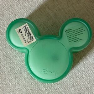 Vintage Disney Mickey Mouse Frosted Glass Candle